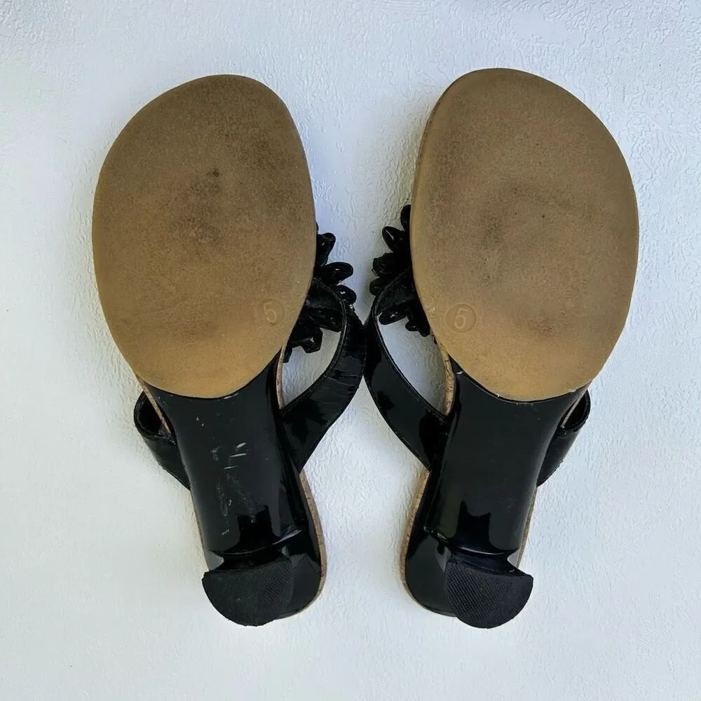 Thalia sodi black sandals